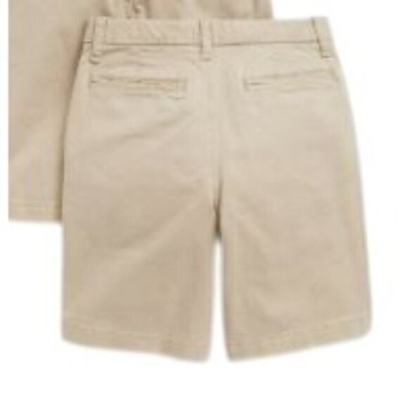Gap Kids Uniform Twill Shorts Khaki Husky Boys Size 18 - Picture 3 of 11